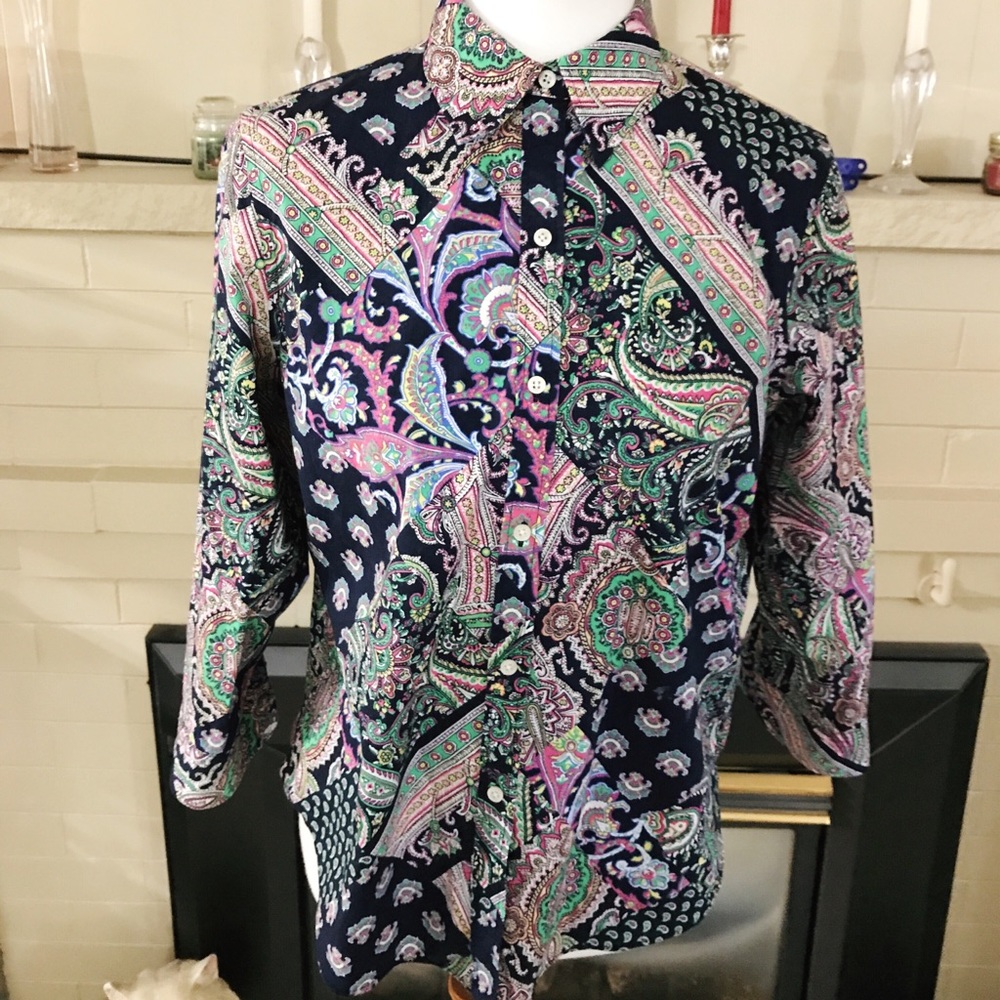 Lauren Ralph Lauren Petite Blouse.